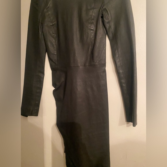 Maje AMAZING Leather Mini Dress Excellent Condition. S - Picture 2 of 6